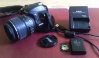 Nikon D3200+18-55 mm VR tükörreflexes fényképezőgép eladó!